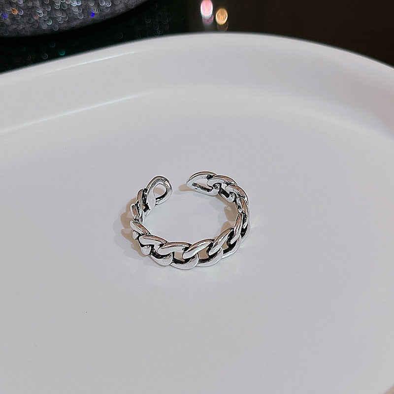 Wind Irregular Female Niche Design Simple Rings