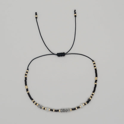 Women's Special Interest Light Luxury Style Personality Jewelry Colorful Bead Bracelets