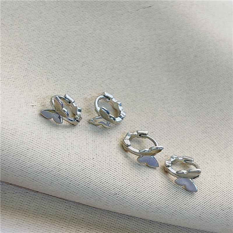 Women's Sweet Butterfly Small And Exquisite Ear Earrings
