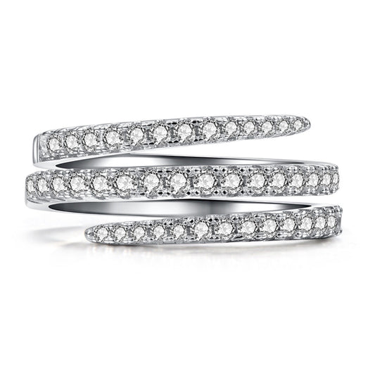 Diamond Female Three-line Coiling Gang Drill Rings