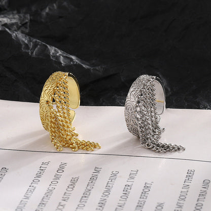 Personalized And Exaggerated Minority Gold Plated Rings