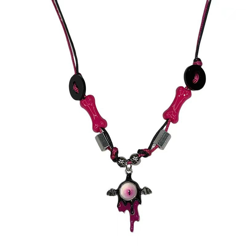 Eye Monster Beaded Female Niche Personality Necklaces