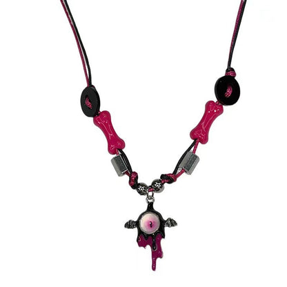 Eye Monster Beaded Female Niche Personality Necklaces