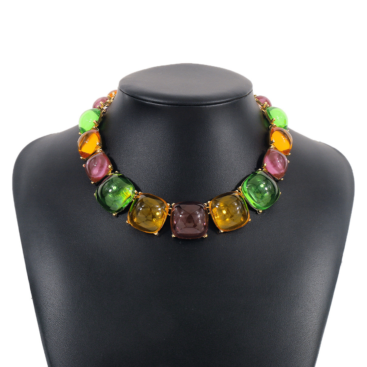 Fashion Jelly Female Boho Geometric And Necklaces