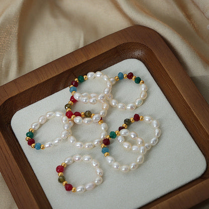 Women's Sense Affordable Luxury Fashion Simple Personality Natural Rings