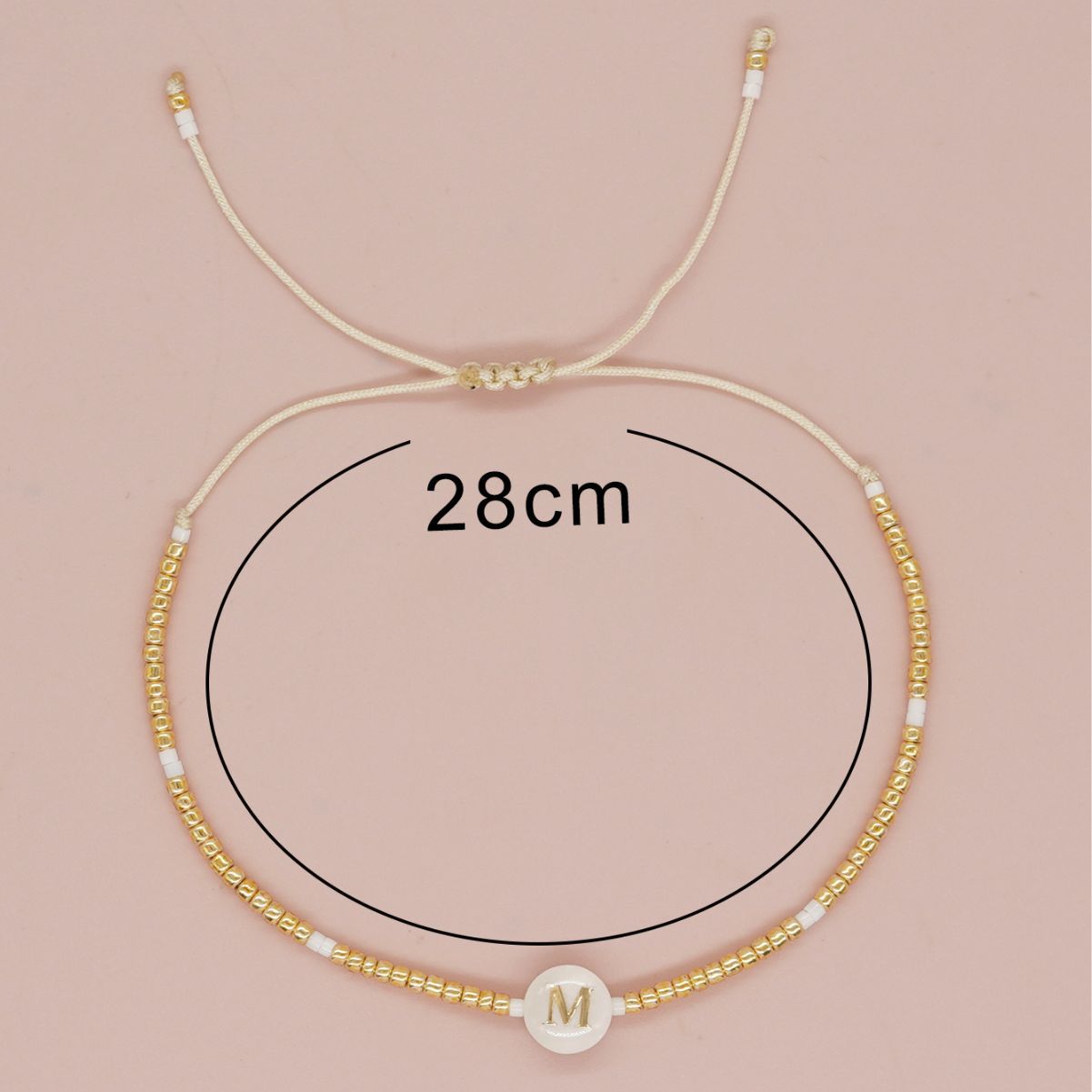 Bohemian Imported Beads Shell Letter Style Bracelets