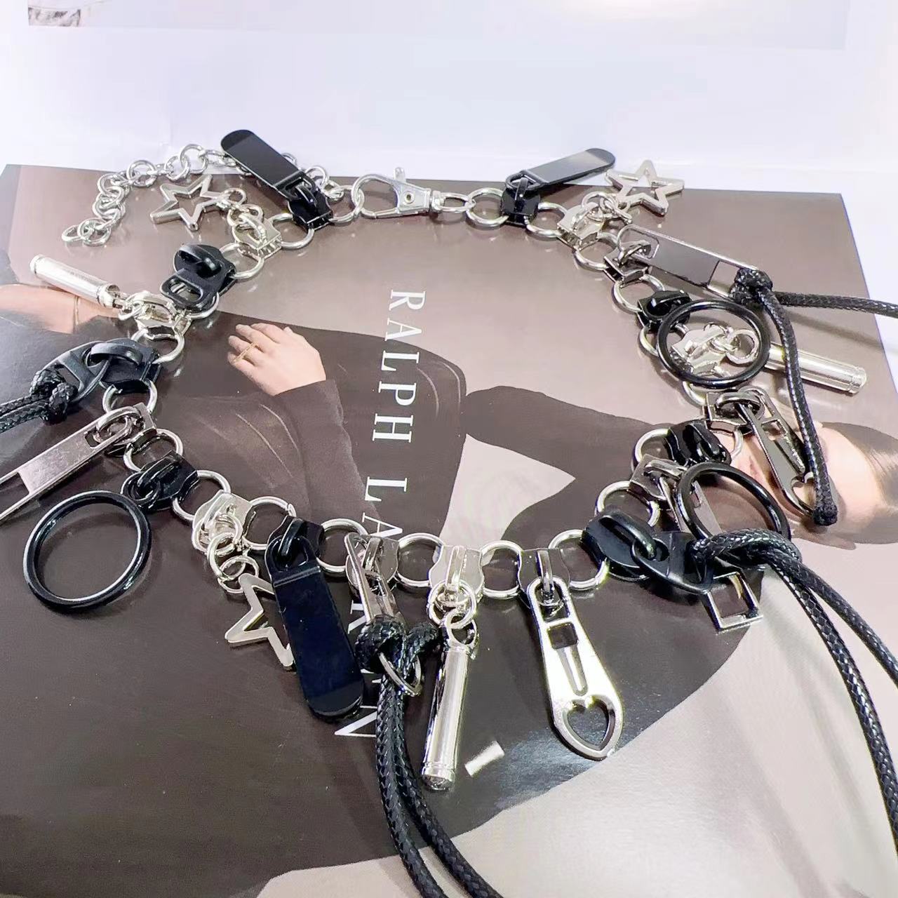 Women's Many Zipper Punk Style Series Chain Necklaces