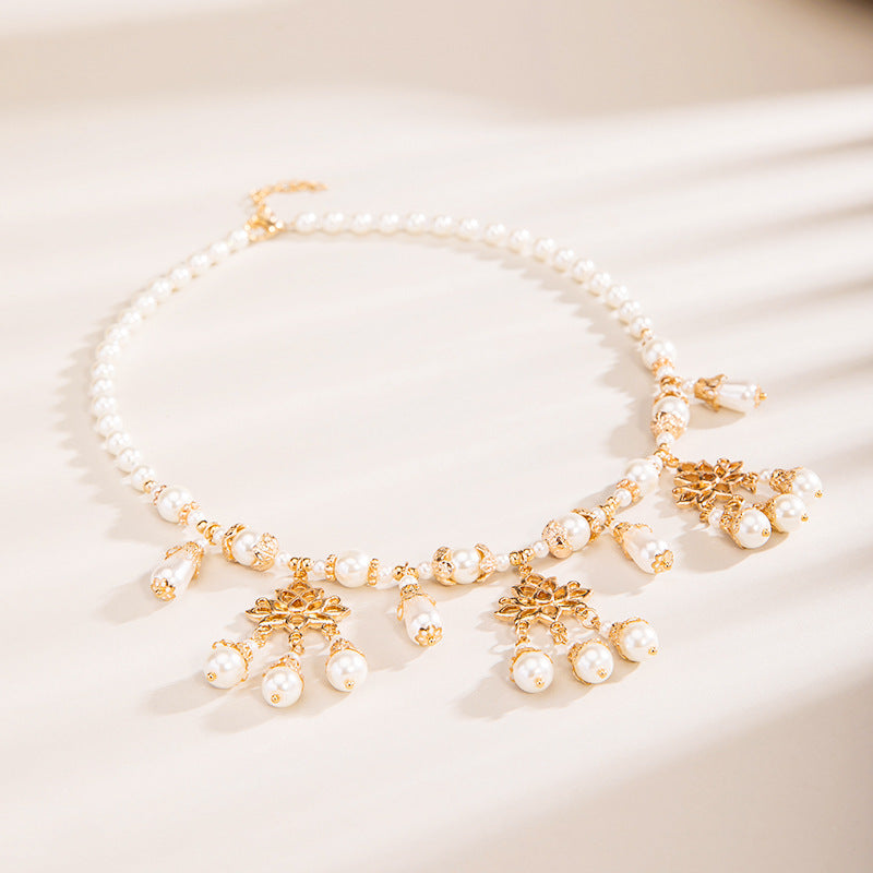 Ancient Costume Style Of Precious Stones Summer Graphy Classical Necklaces