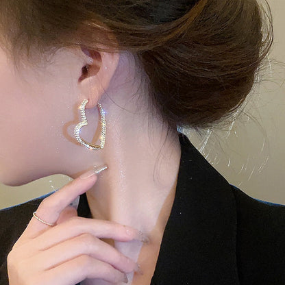 Women's High-grade Love Heart Trendy Light Luxury Refined Grace Rings