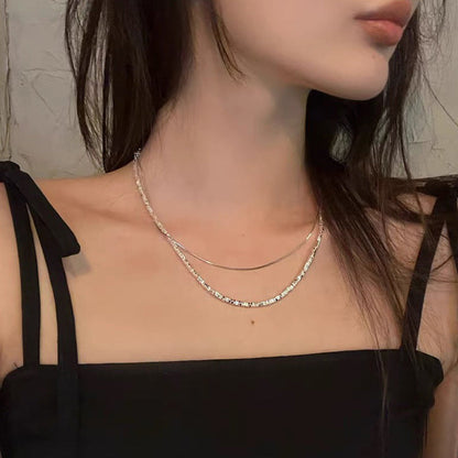 Women's Small Pieces Of Sier For Niche Necklaces