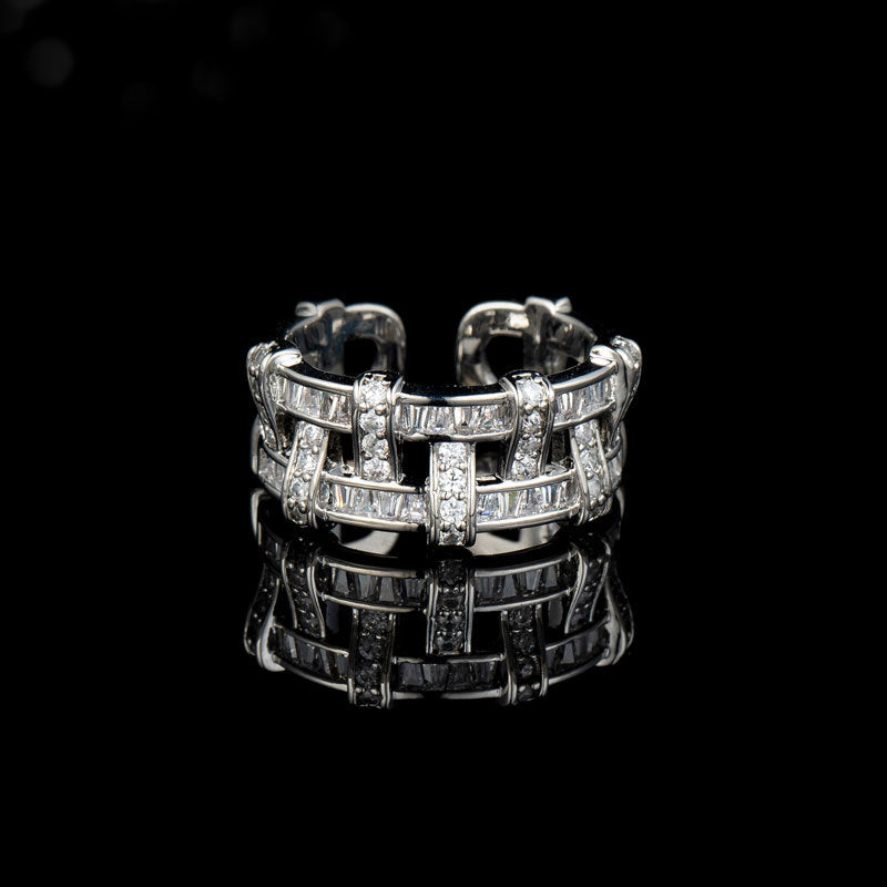 Compilation Hollow Opening Special Interest Light Luxury Wind Rings