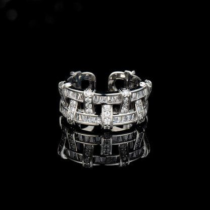 Compilation Hollow Opening Special Interest Light Luxury Wind Rings