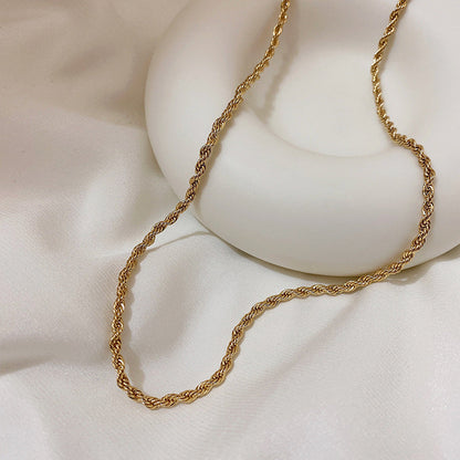 Transparent Bear Metal Smiley Pendant Female Necklaces