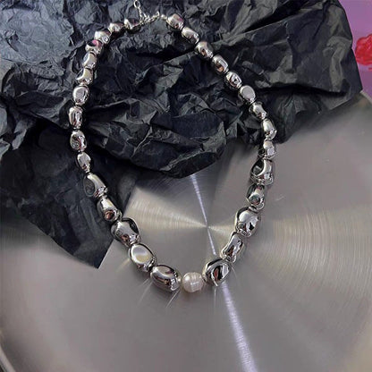 Irregular Freshwater Pearl Hip Hop Trendy Necklaces