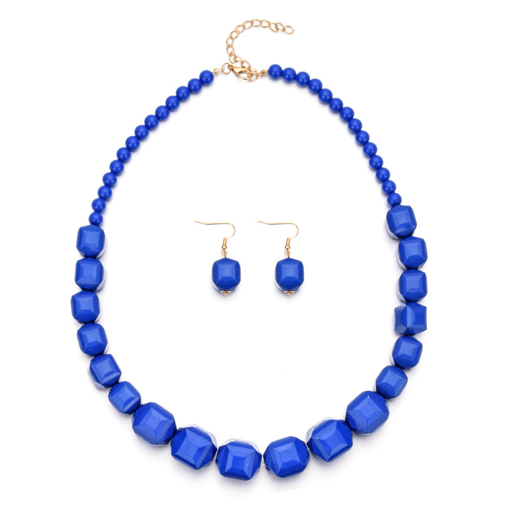 Acrylic Metal Exaggerated Artistic Retro Personalized Necklaces