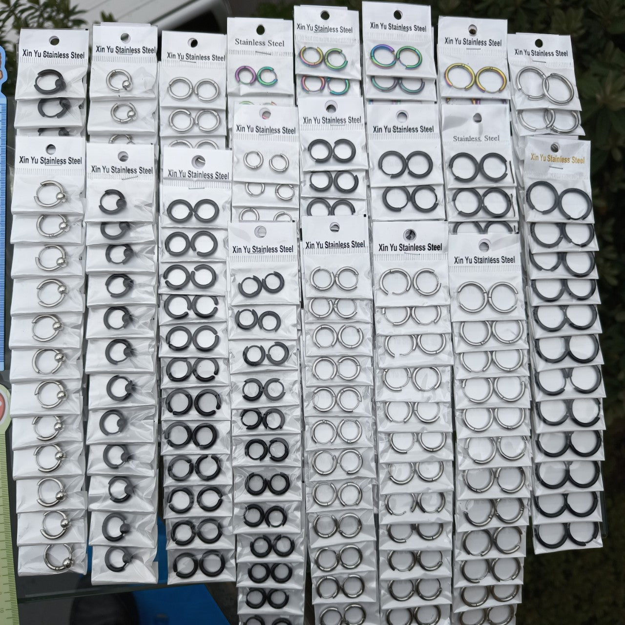 Thick Titanium Steel Hipster Accessories Versatile Earrings