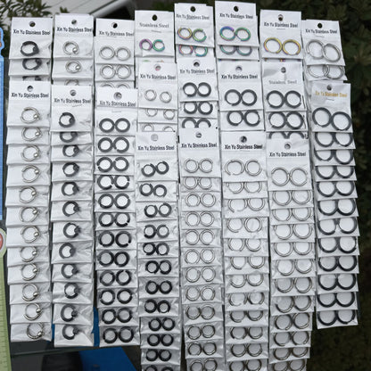 Thick Titanium Steel Hipster Accessories Versatile Earrings