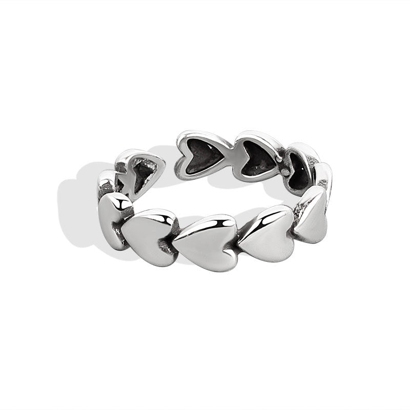 Female Fashion Personality Trendy Simple Design Rings