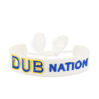 Basketball Sports Woven Curry James Lakers Carrying Strap English Bracelets