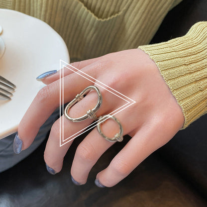 Finger Female Cold Wind Joint Design Rings