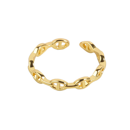 Hollow Style Open Personalized Elegant Geometric Rings