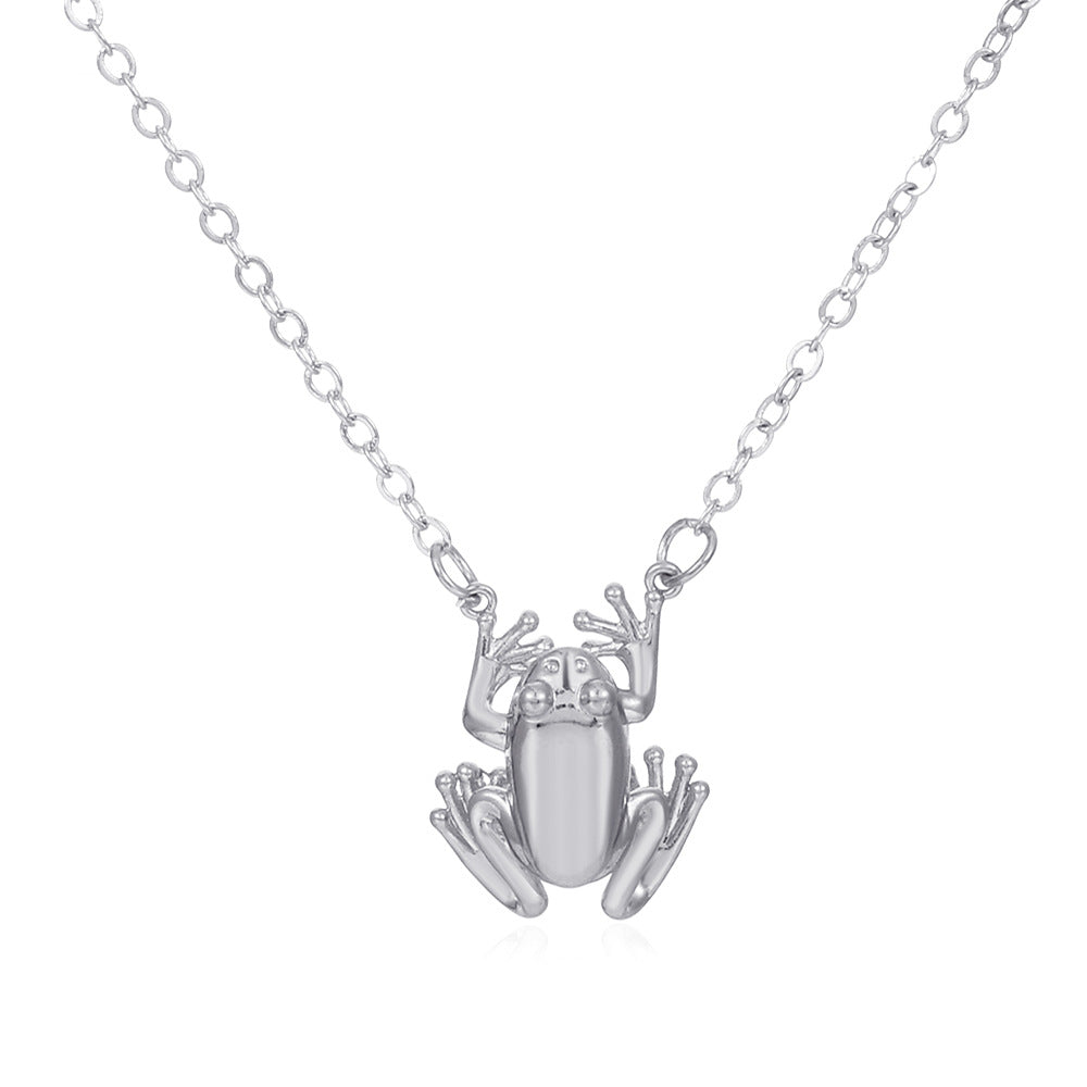 Wind Creative Frog Pendant Cute Fashion Necklaces