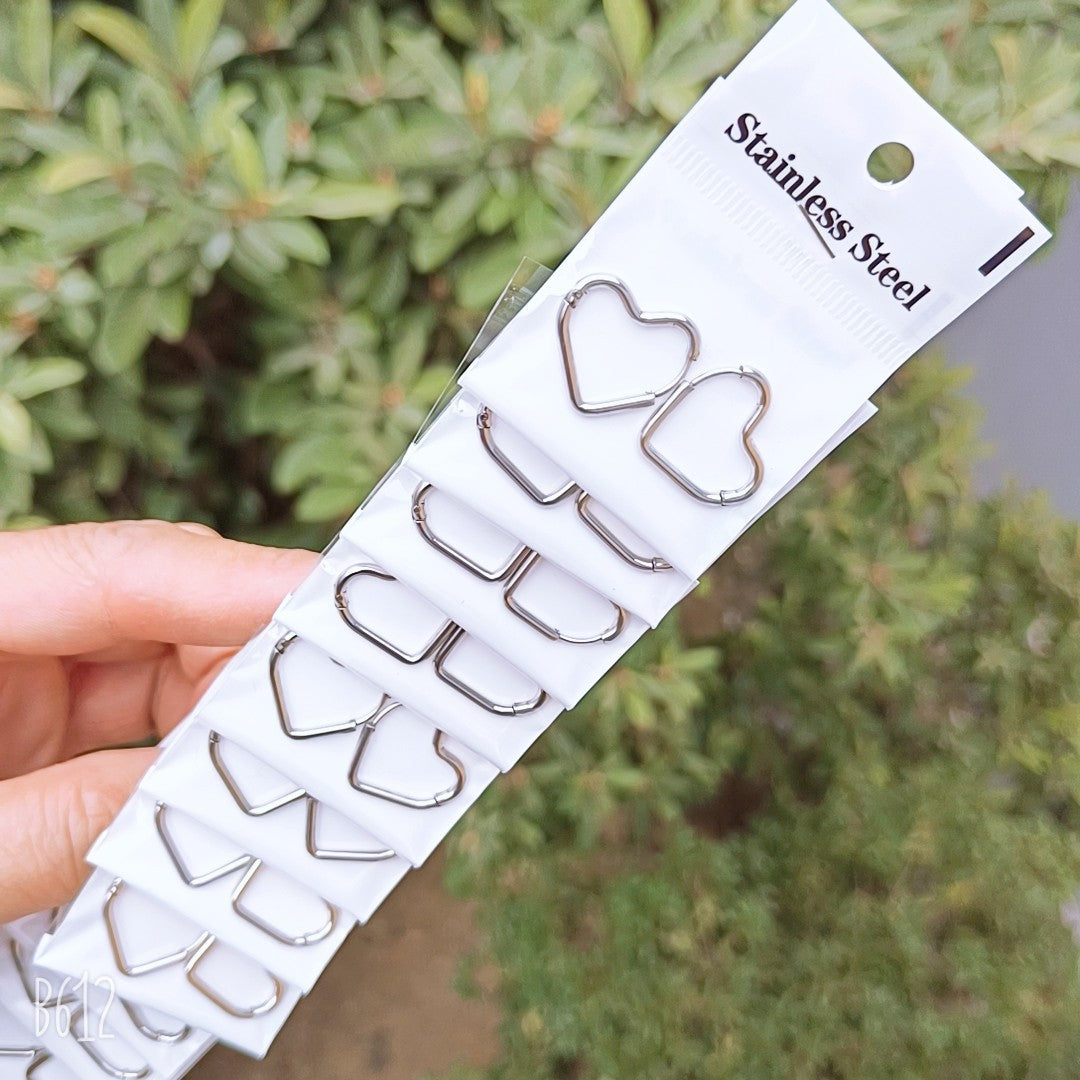 Thick Titanium Steel Hipster Accessories Versatile Earrings