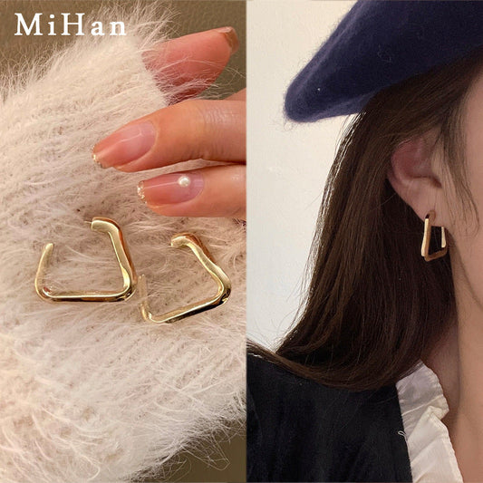 Needle Personality Simple Geometric Ear Female Earrings