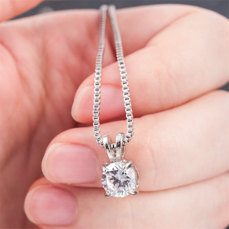 Women's And Arrows Zircon Pendant Simple Fashion Necklaces