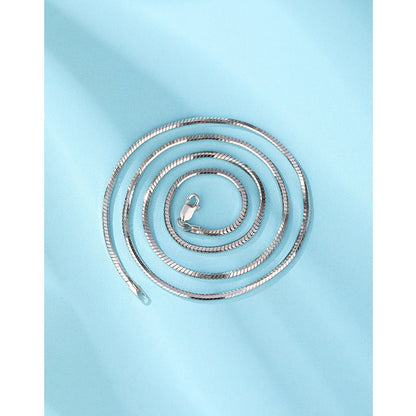 Women's & Men's Bones Chain Sterling Sier Fine Clavicle Necklaces