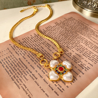 Pearl Fashion Retro Minority Design Sense Necklaces
