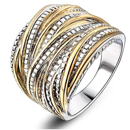 Women's & Men's & Ornament Fashion Luxurious Exaggerating Full Diamond Loop Rings