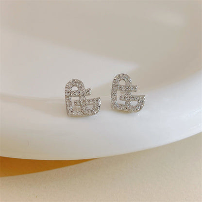 Trendy Niche Design Simple Cold Style High-grade Earrings