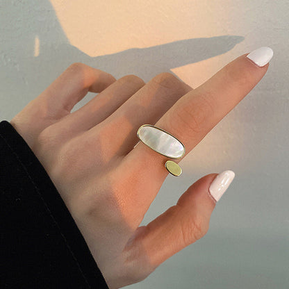 Shell Index Finger Female Design Simple Fashion Rings