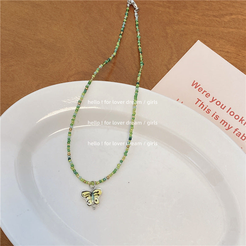 Candy Color Beads Stringed Sweet Cute Girly Necklaces