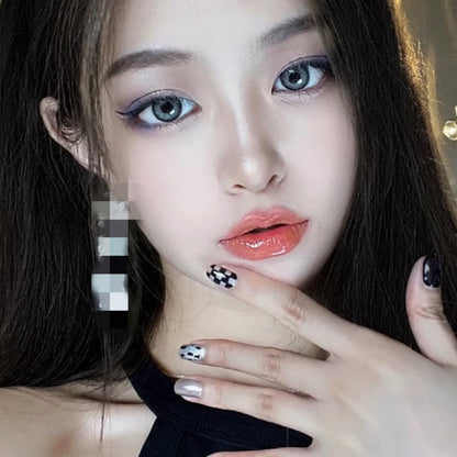 Design High-grade Square Long Personality Geometry Earrings