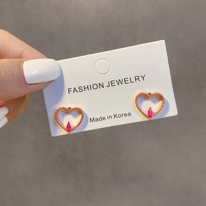 Female Simple Graceful Metal Quality Street Earrings