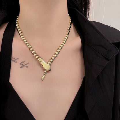 Sister-in-law Niche Gold Snake Female Clavicle Necklaces