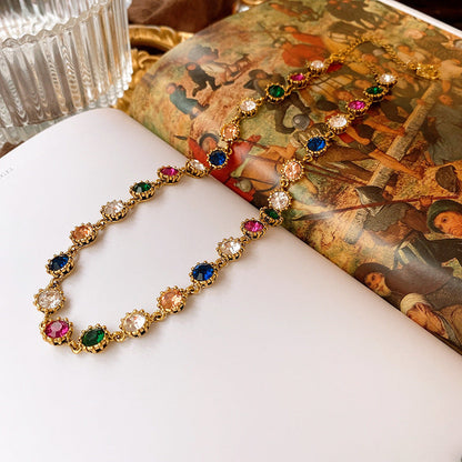 Women's Baroque Style Personalized Creative Design Clavicle Necklaces