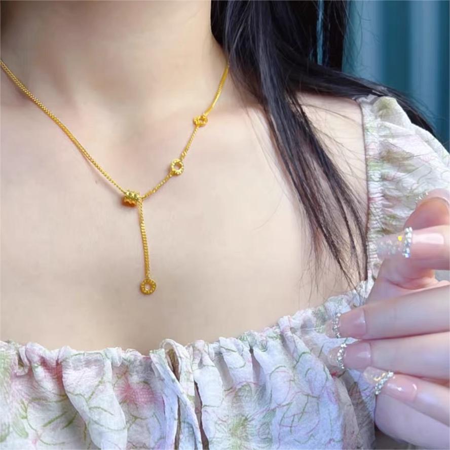 Tassel Light Luxury Versatile Personality Lucky Beads Necklaces