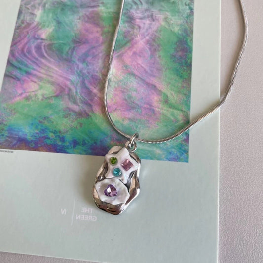 Pentagram Love Style Retro Cute Niche Necklaces