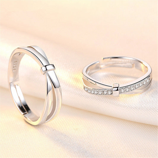 Love Open Boyfriend And Girlfriend Valentine's Rings
