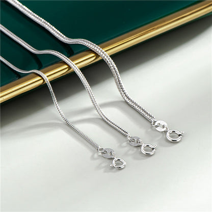 Tail Chain Korean Style Unisex Pure Necklaces