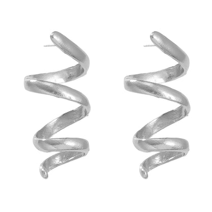 Women's Autumn Metal Alloy Fashion Design Thread Earrings