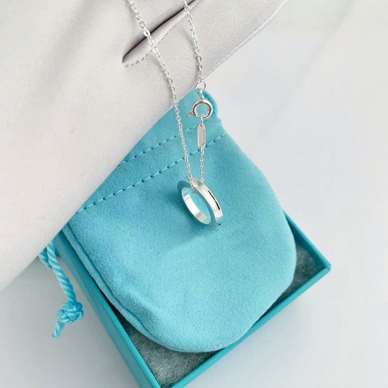 Glossy Full Diamond Smiley Face Pendant Necklaces