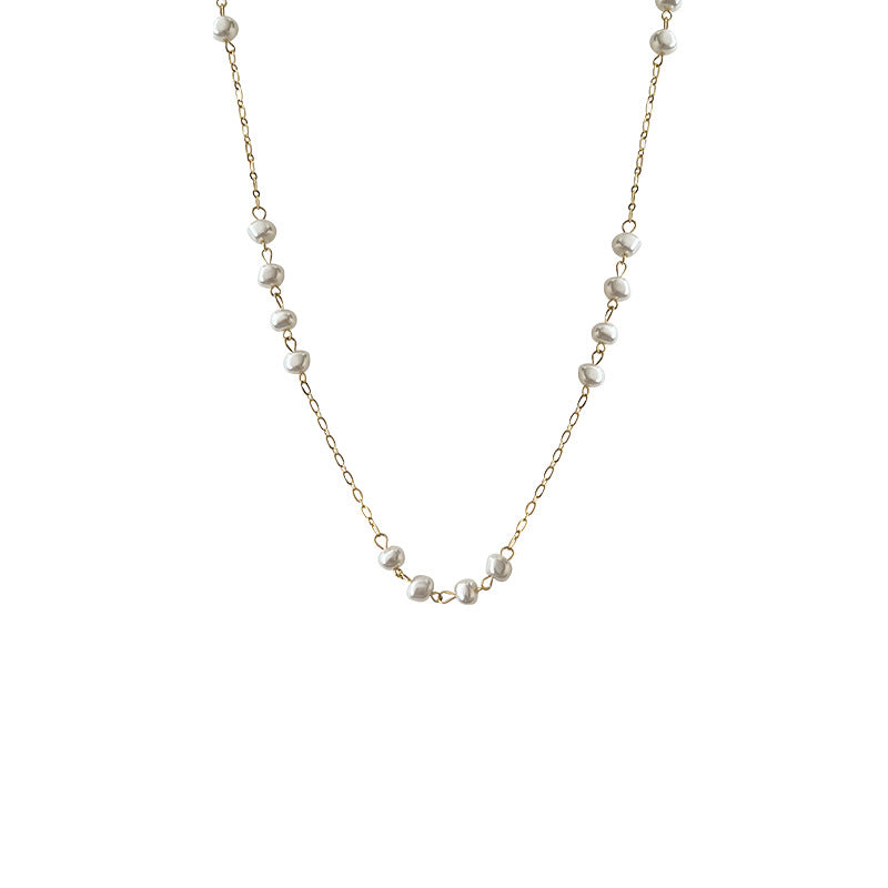 Women's Pearl Sweater Chain Light Luxury Minority Necklaces