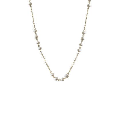 Women's Pearl Sweater Chain Light Luxury Minority Necklaces
