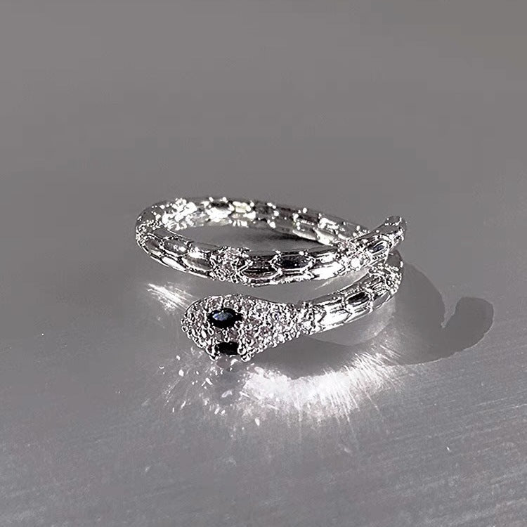 Luxury Minority Design Sense Simulated Snakes Female Temperament Rings