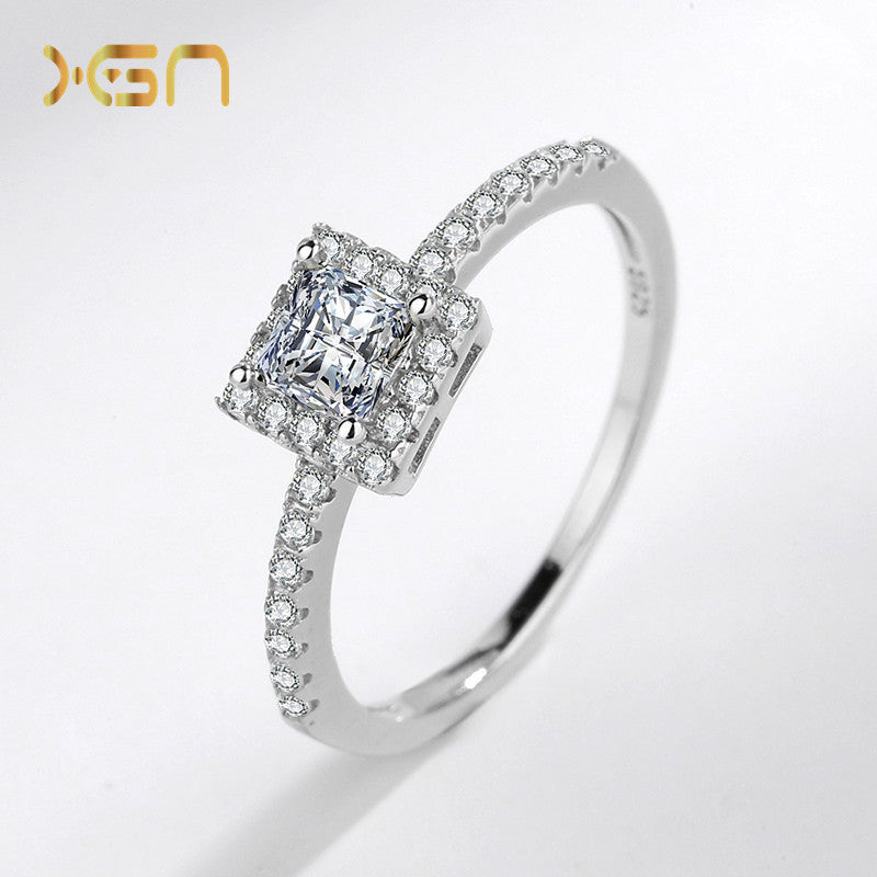 Sterling Sier Eight Hearts And Arrows Rings