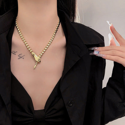 Sister-in-law Niche Gold Snake Female Clavicle Necklaces